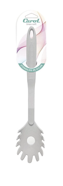 CUCHARA PARA PASTA NYLON GRIS SOFT CAROL