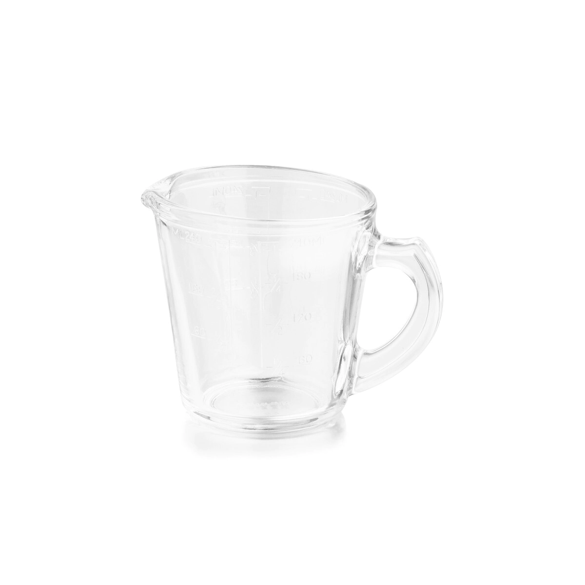 JARRA MEDIDORA 240 ML VIDRIO TEMPLADO