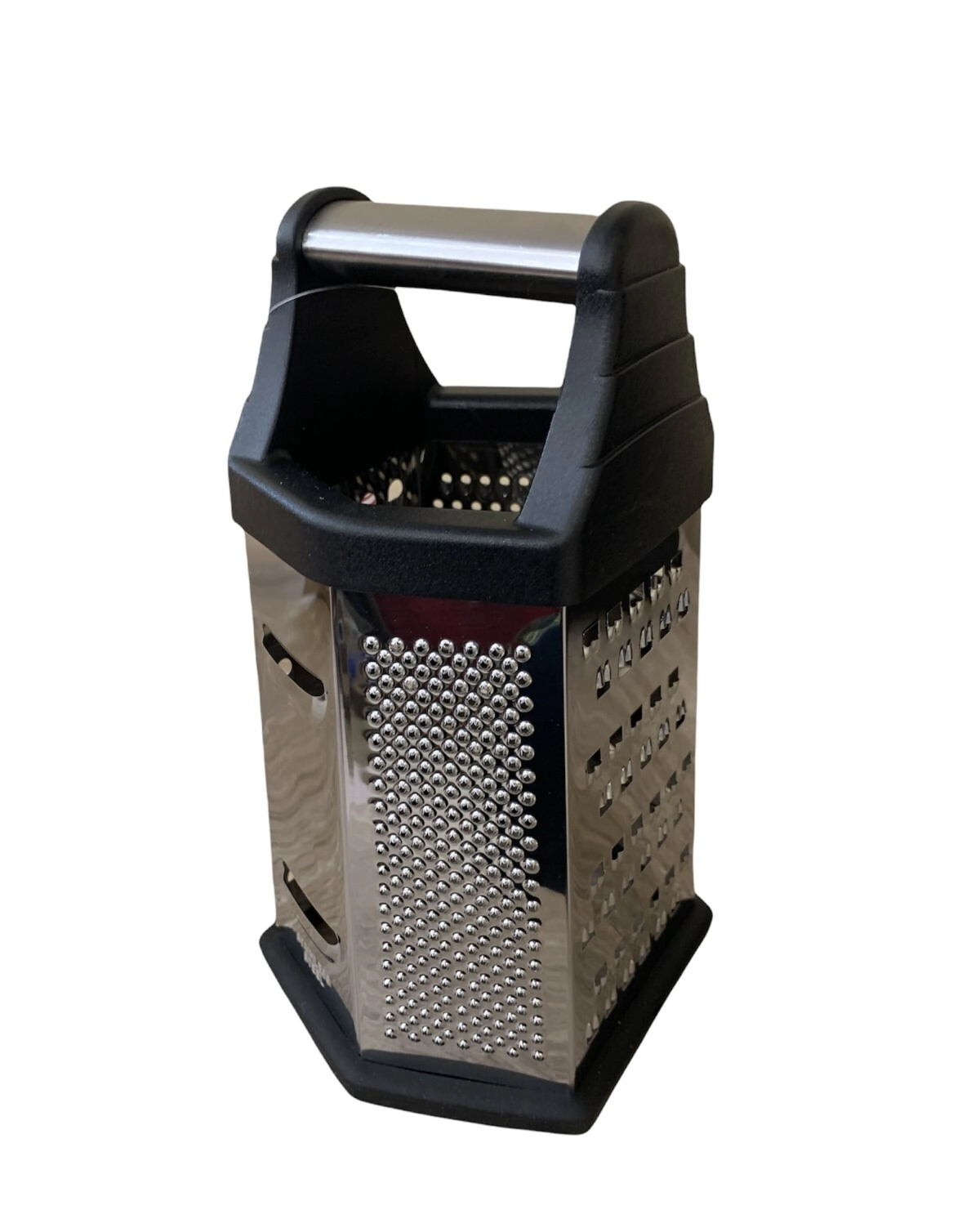 RALLADOR 6 CARAS DE ACERO INOXIDABLE HEXAGONAL