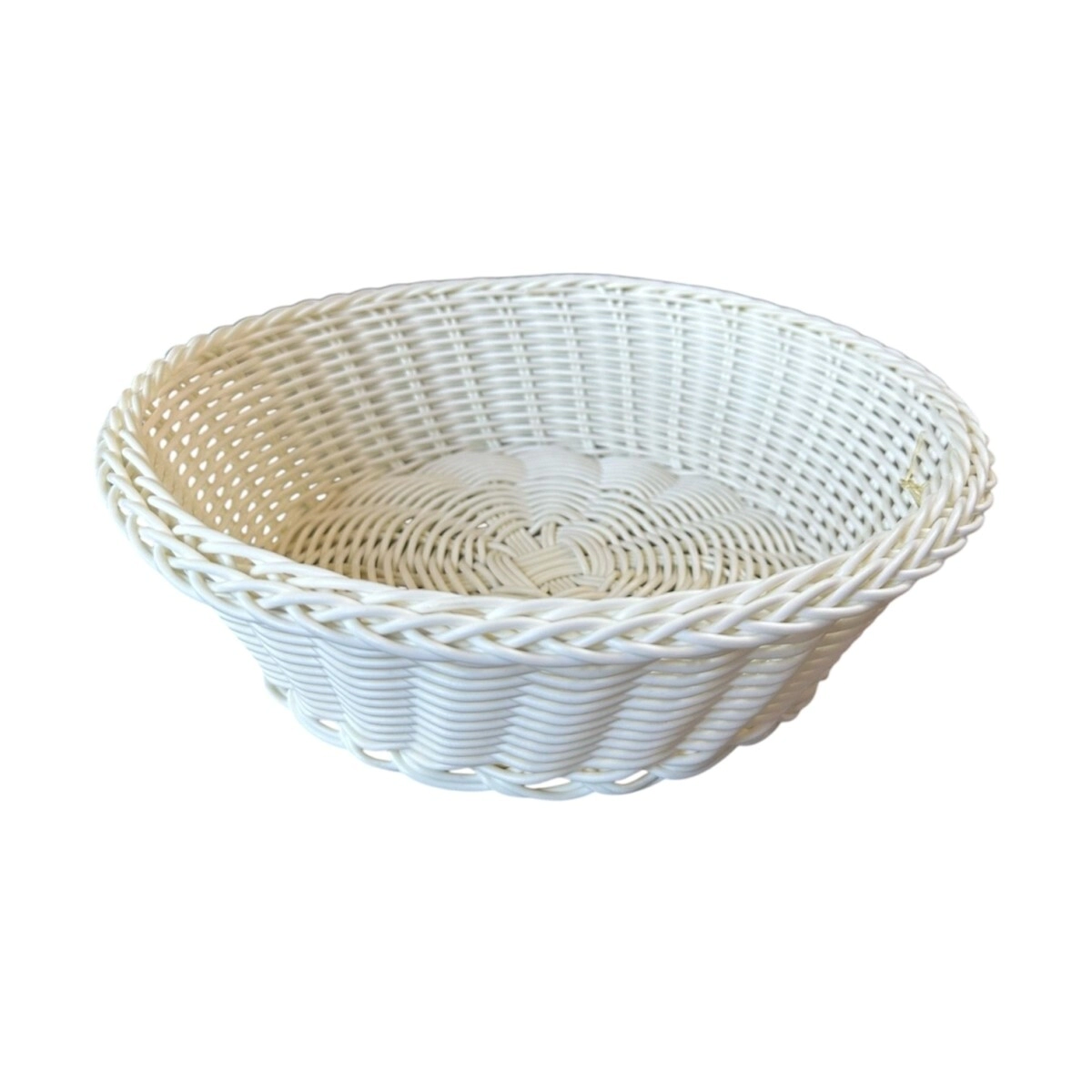 PANERA REDONDA 24 X 8 CM BLANCA