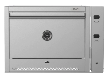 HORNO PIZZERO 12 MOLDES CON BASE ACERO 430 BRAFH