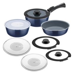 BATERIA DE COCINA ITRIA 10 PIEZAS CERAMICA MULTIUSO TRAMONTINA