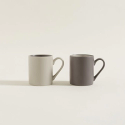 JARRO MUG 360 CC RECTO MARRON SATINADO