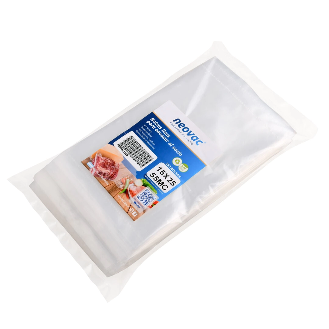 BOLSA DE VACIO ALTA BARRERA 55 MC 18X25 CM NEOVAC