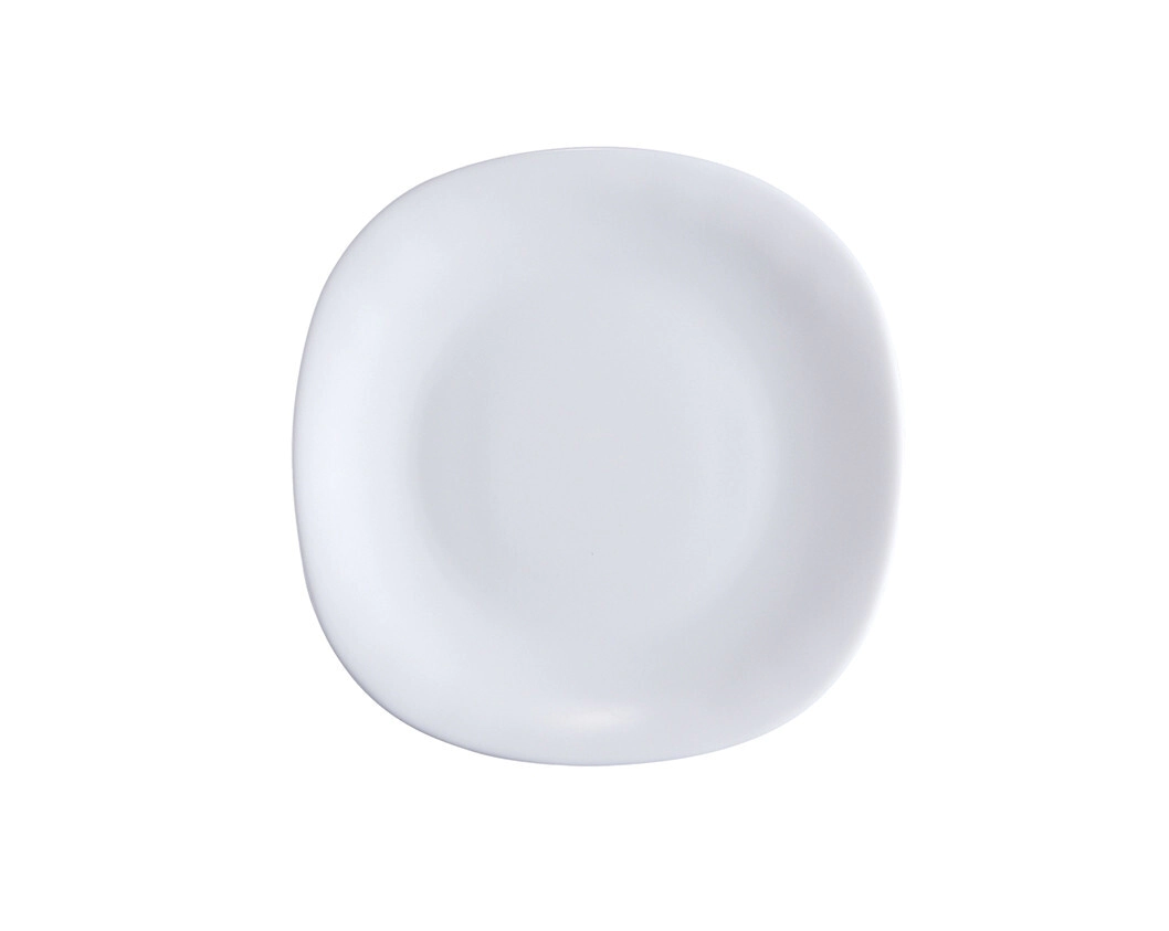 PLATO POSTRE 20 CM CUADRADO VIDRIO TEMPLADO AM COLLECTION