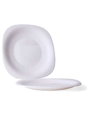 PLATO POSTRE 20 CM CUADRADO VIDRIO TEMPLADO AM COLLECTION