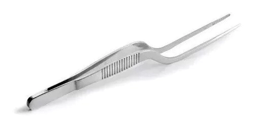 PINZA DE PRECISION ESCALONADA 24 CM ACERO INOXIDABLE