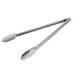 PINZA PARRILLERA 40 CM ACERO INOXIDABLE
