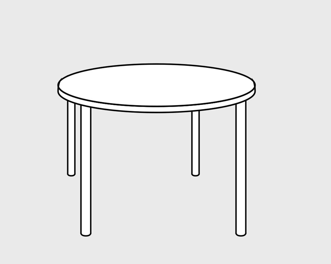 Tapas Mesa REDONDA 0,80 MTS para cuadrantes