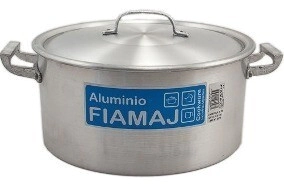 CACEROLA N 40 25 LITROS ALUMINIO FIAMAJ