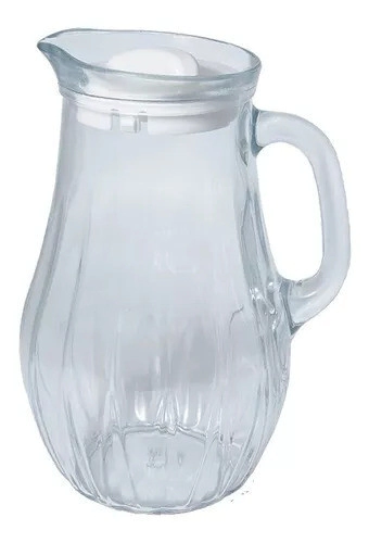 JARRA 1,85 LTS CON TAPA VIDRIO TEMPLADO PASABAHCE