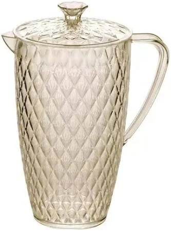 JARRA GLAMOUR 2 LT AMARILLA PLASTICO AREIA CRISTAL CAROL