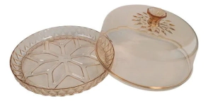 CAMPANA 18 CM AMARILLA PLASTICO AREIA CRISTAL CAROL