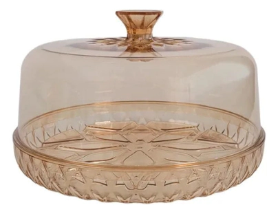 CAMPANA 18 CM AMARILLA PLASTICO AREIA CRISTAL CAROL