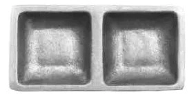 CAZUELA FUNDICION 12 CM DOBLE DIP ADEREZO