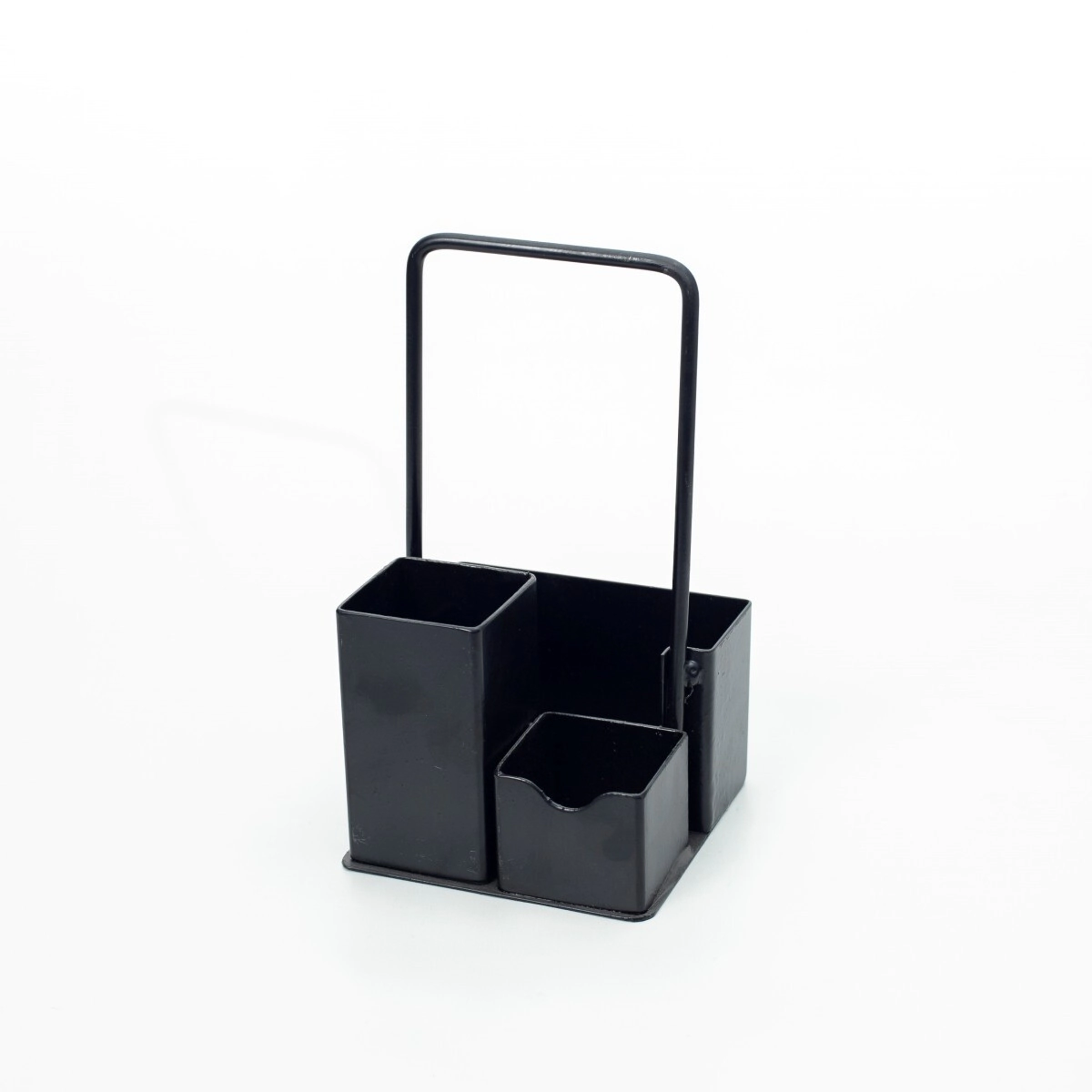 CENTRO DE MESA FUNCIONAL NEGRO ENLOZADO