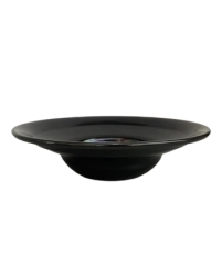 PLATO HONDO PASTERO 24 CM NEGRO ENLOZADO
