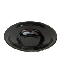 PLATO HONDO PASTERO 24 CM NEGRO ENLOZADO