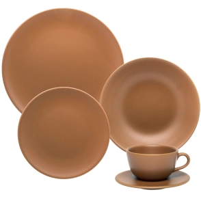 PLATO POSTRE 19 CM UNNI TIERRA OXFORD