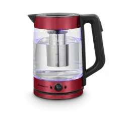 JARRA ELECTRICA 1,8 LTS DE VIDRIO ROJA ULTRACOMB