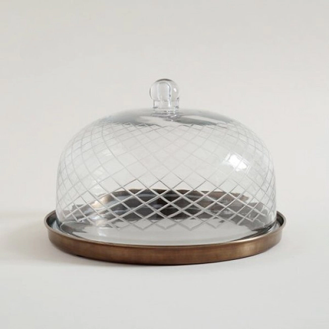 CAMPANA 28 CM SURAT CON BASE BRONCE