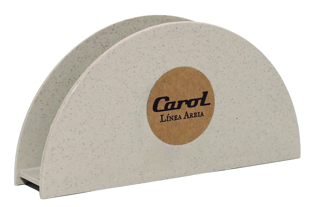 SERVILLETERO PLASTICO BEIGE AREIA CAROL