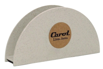 SERVILLETERO PLASTICO BEIGE AREIA CAROL