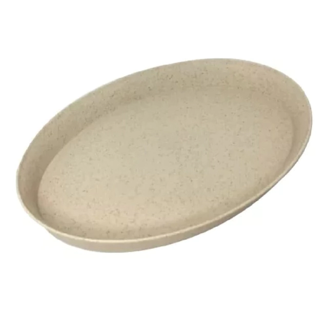 MINIFUENTE OVAL 17 X 12 CM BAJA PLASTICO BEIGE AREIA CAROL