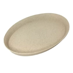 MINIFUENTE OVAL 17 X 12 CM BAJA PLASTICO BEIGE AREIA CAROL