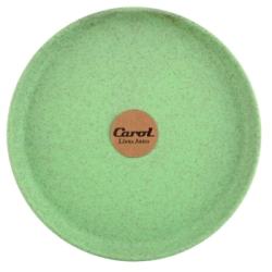 PLATO PLAYO 21 CM PLASTICO VERDE AREIA CAROL