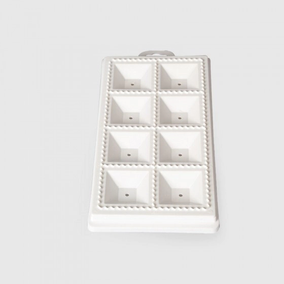 MOLDE RAVIOLON X 8 PLANO PLASTICO