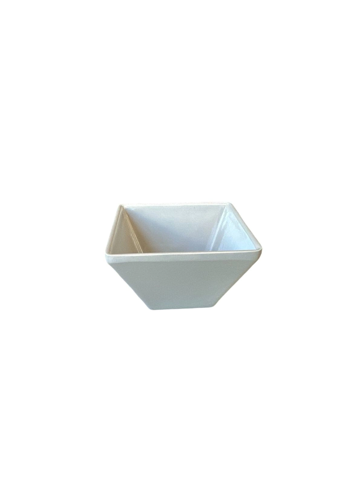 BOWL CUADRADO 7,5 X 5 CM CONICO MELAMINA GRIS