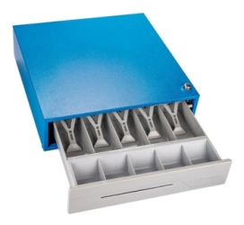 GAVETA PARA DINERO 5 DIVISIONES CHAPA ESMALTADA