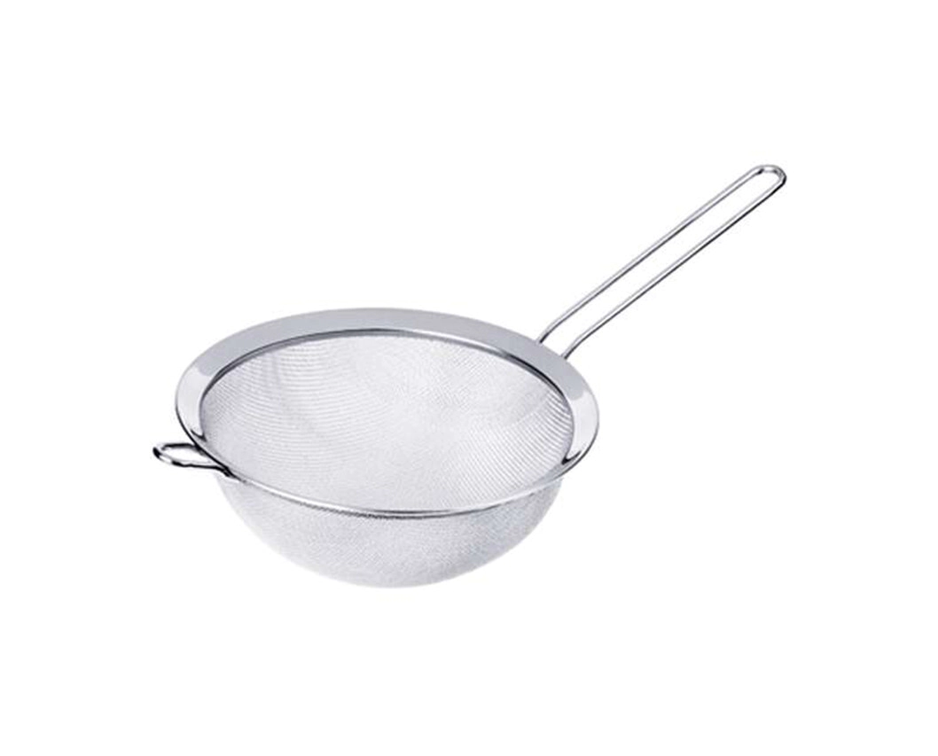 COLADOR 24 CM CON MALLA DE ACERO INOXIDABLE