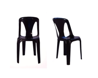 Sillas Lott NEGRAS Pl�sticas Reforzadas