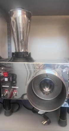 LICUADORA 1 VASO Y EXPRIMIDOR AC. INOX ANION