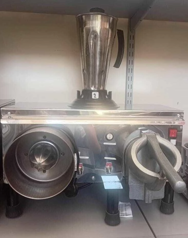 LICUADORA 1 VASO-GRANIZADOR Y EXPRIM.AC. INOX