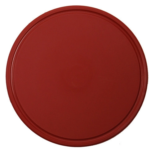 TABLA MARRON REDONDA DE 36x1 CM C/CANAL PERIMETRAL BASE LISA