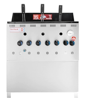 FREIDORA 40 LTS TRIPLE INYECCION MOD 42 GAS ENVASADO SOL REAL