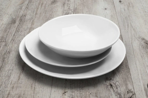 PLATO HONDO 20 CM LINEA 2100 TSUJI PORCELANA