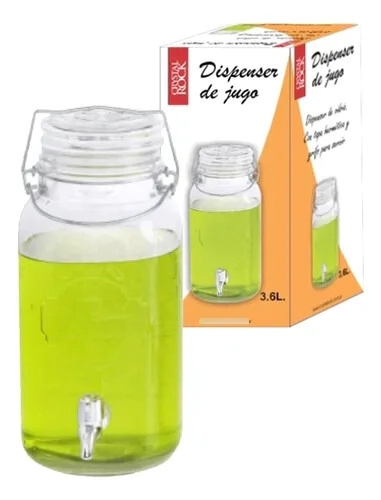 DISPENSER DE BEBIDA SIN BASE 3,6 LTS