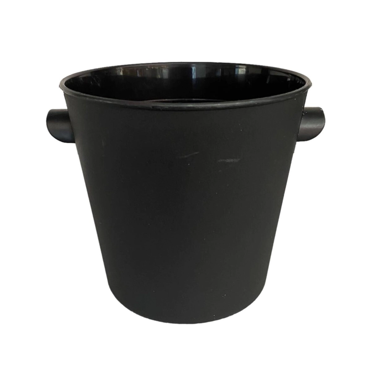 BALDE DE HIELO 15 CM PLASTICO NEGRO FUSION CAROL