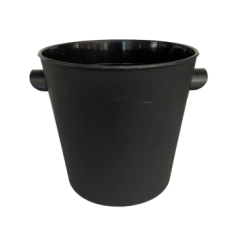 BALDE DE HIELO 15 CM PLASTICO NEGRO FUSION CAROL