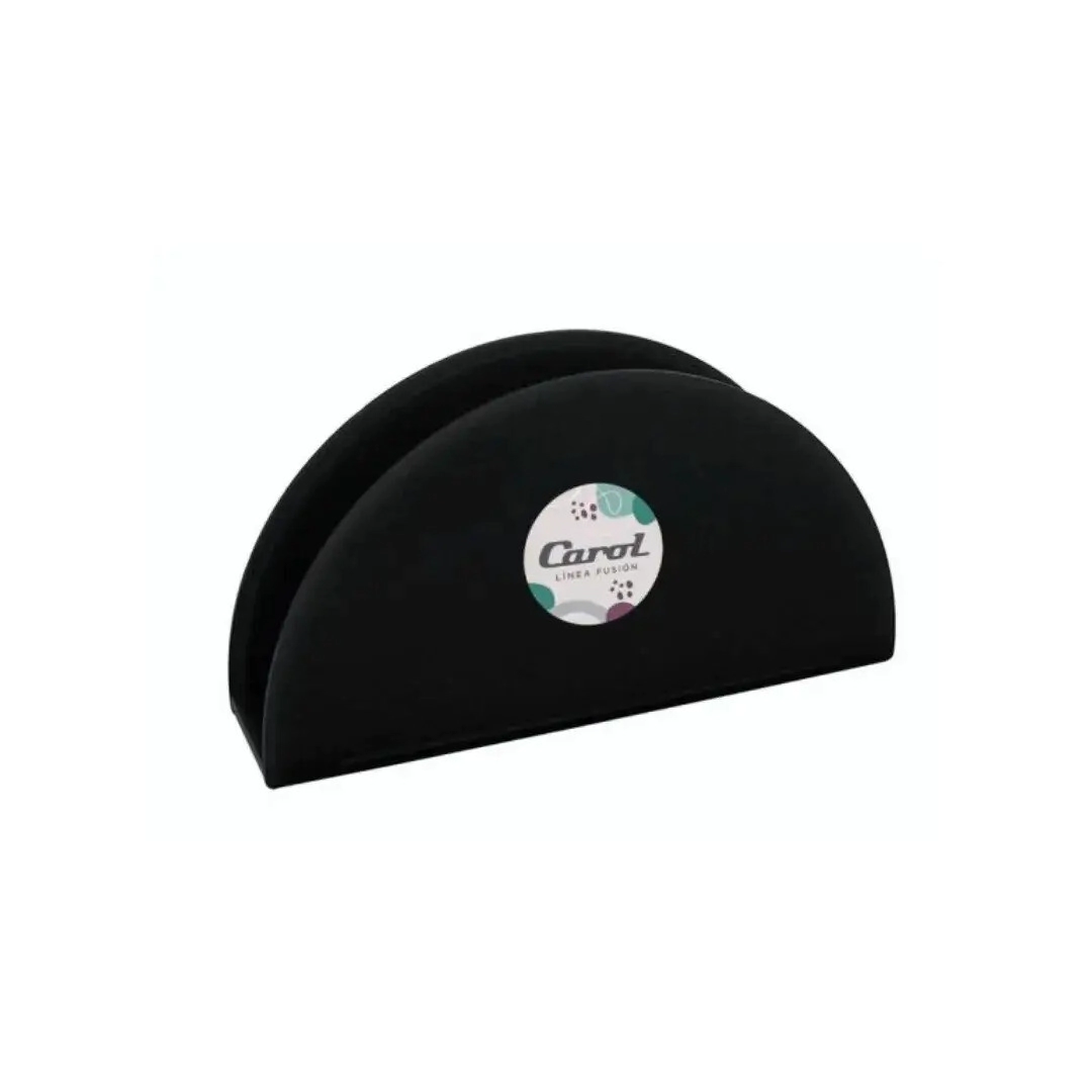 SERVILLETERO PLASTICO NEGRO CAROL