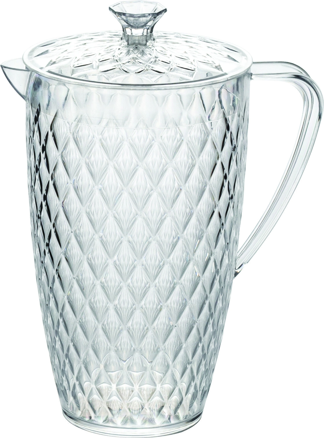 JARRA GLAMOUR 2 LT TRANSPARENTE PLASTICO AREIA CRISTAL CAROL