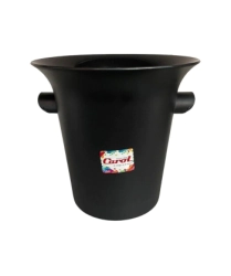 BALDE DE CHAMPAGNE NEGRO PLASTICO FUSION CAROL