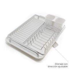 SECAPLATOS BLANCO DE ALUMINIO HOME CONCEPT