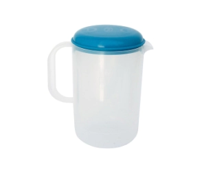 JARRA 1 LTS TRANSPARENTE CON TAPA PLASTICO YESI