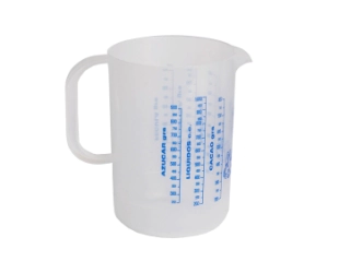 JARRA MEDIDORA 1 LT FLEXIBLE PLASTICO YESI