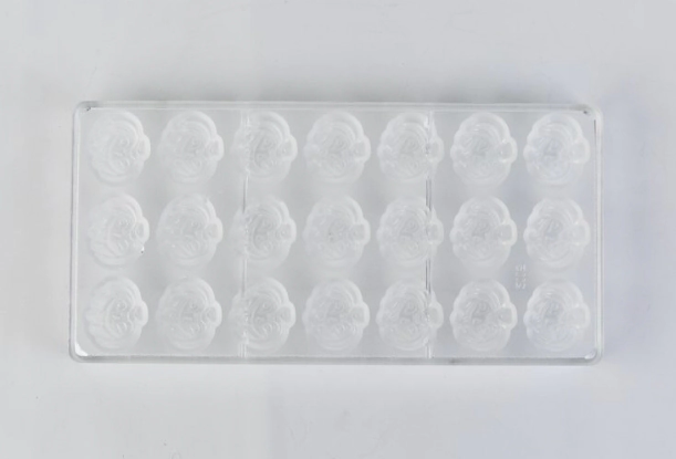 MOLDE RIGIDO BOMBONES FLOR